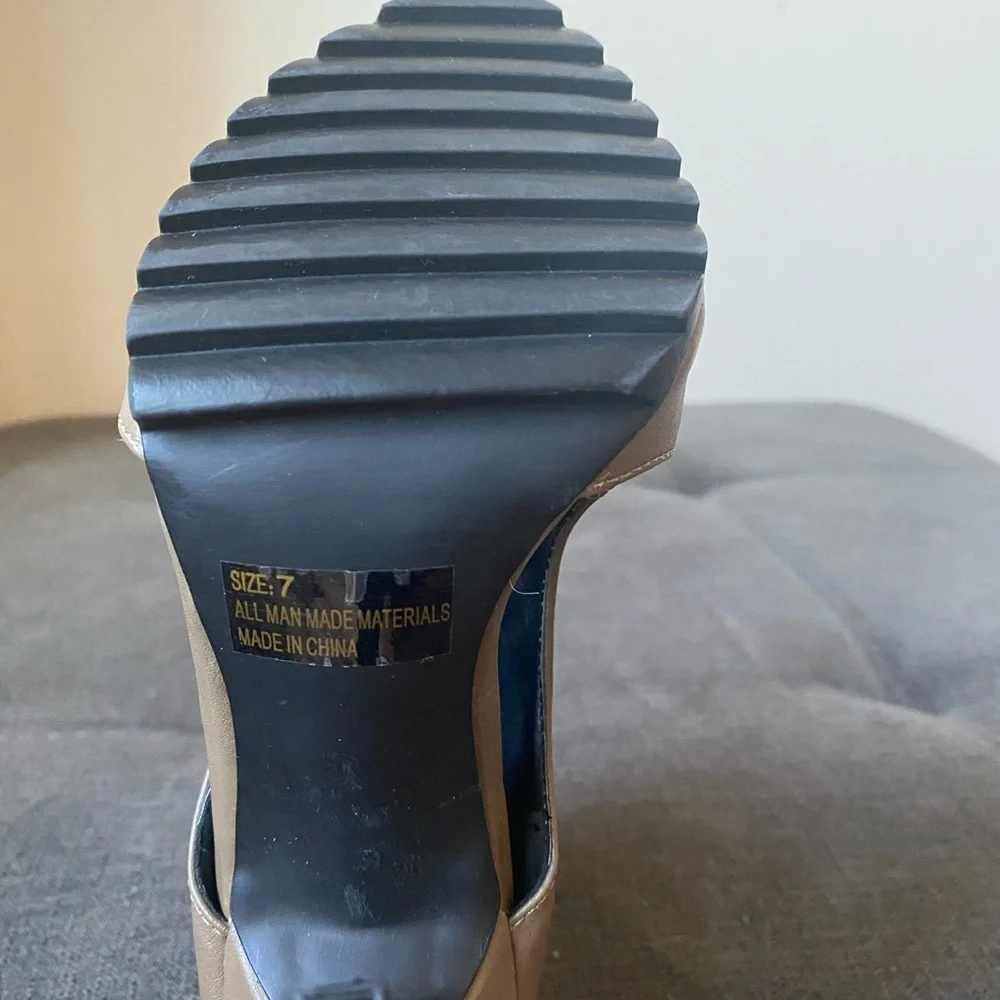 Peep Toe Stiletto Booties - Picture 5 of 7
